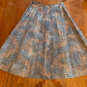 Prada Python A line skirt in size 42 Euro or 6US